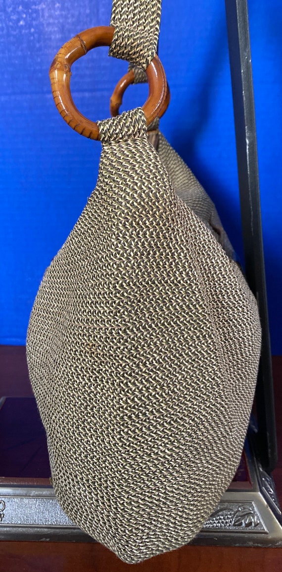 Eric Javits Beautiful Beige Straw Natural Shoulde… - image 5