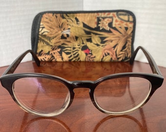 Warby Parker Eyeglasses Black Percey 48-20 140mm with Case