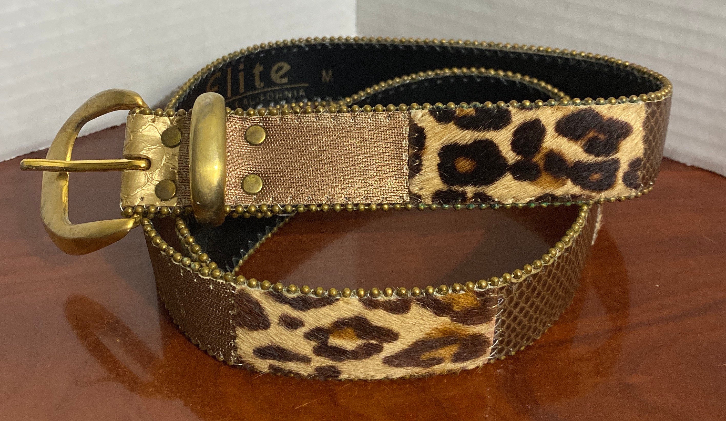 Vintage Leopard Belt - Etsy Vintage Leopard Belt - Etsy