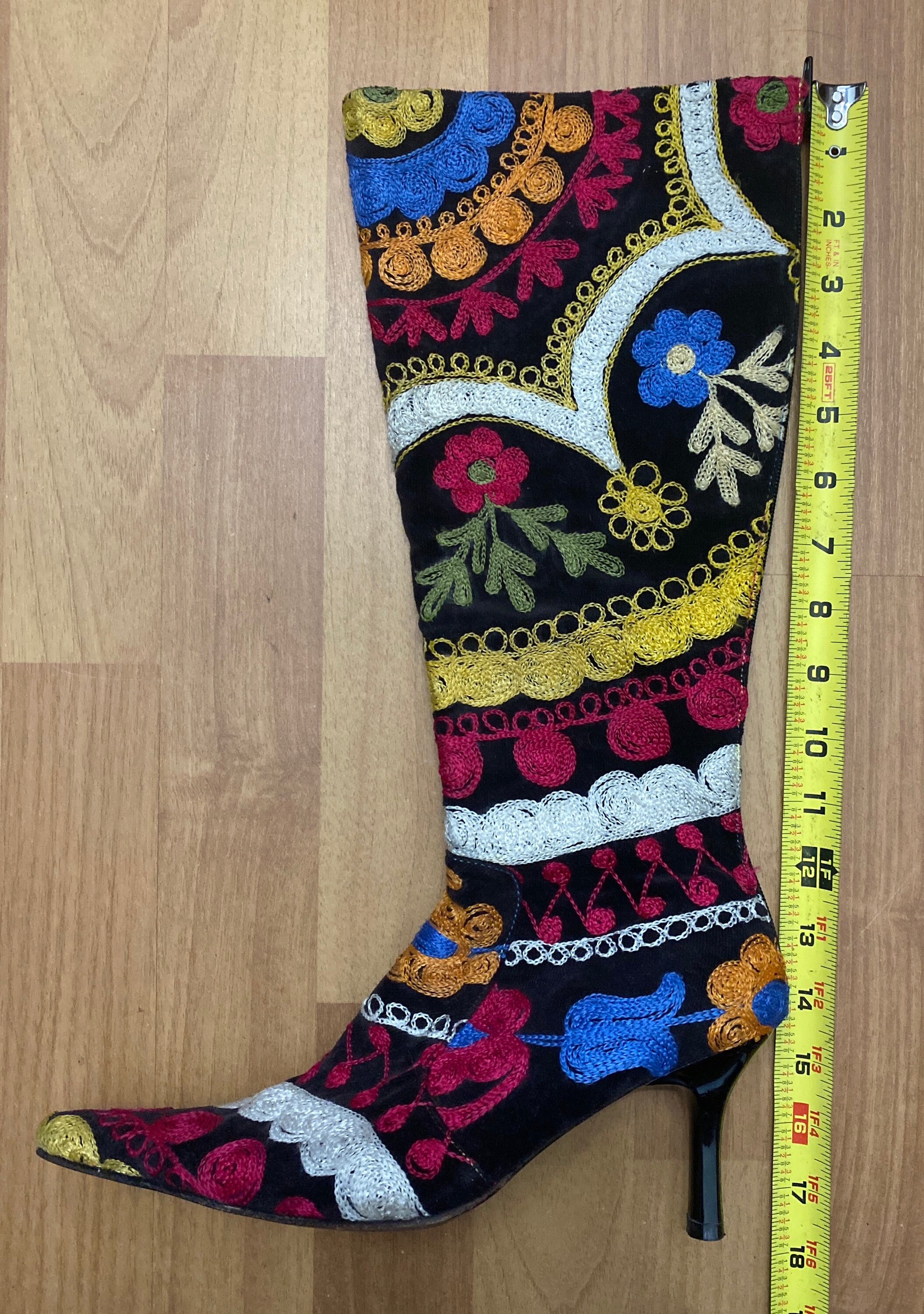 Turkish embroidered boots sale