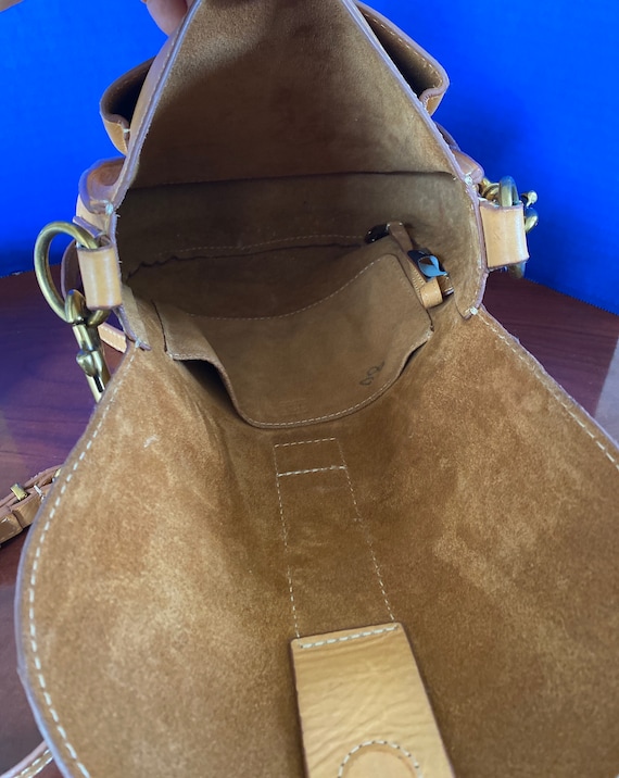 FRYE Rare Ilana Western Harness Tan Saddle Leathe… - image 8