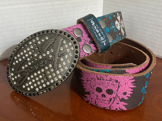 Wide hot sale pink belt