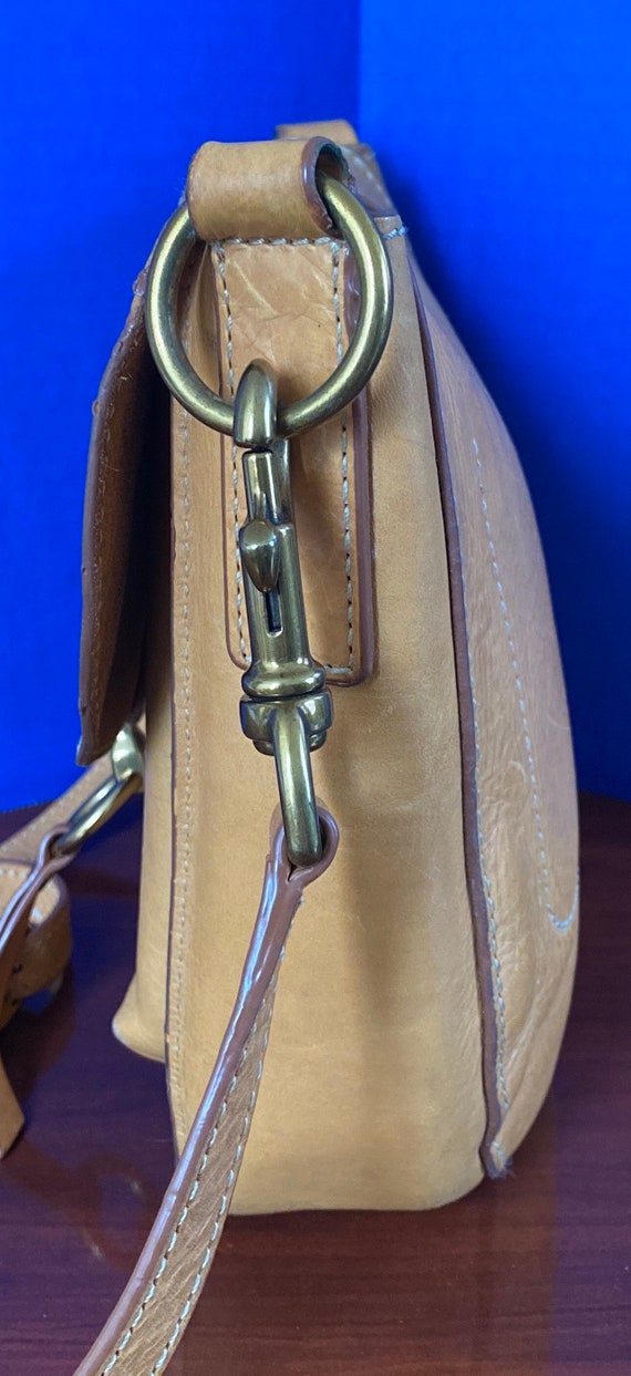 FRYE Rare Ilana Western Harness Tan Saddle Leathe… - image 4