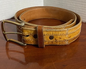 tony lama ostrich belt