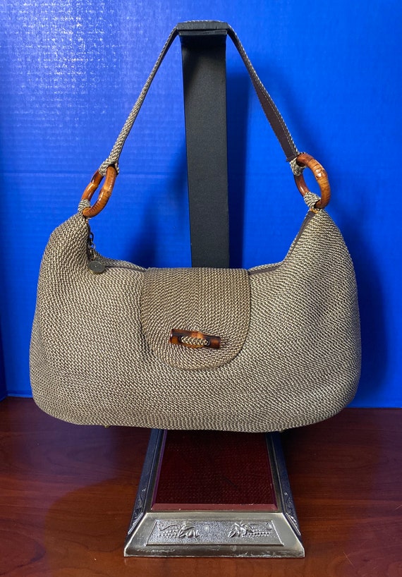 Eric Javits Beautiful Beige Straw Natural Shoulde… - image 1