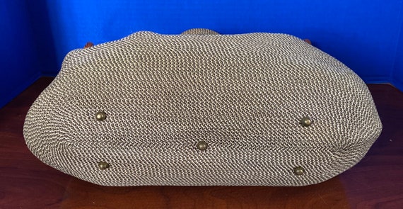 Eric Javits Beautiful Beige Straw Natural Shoulde… - image 8