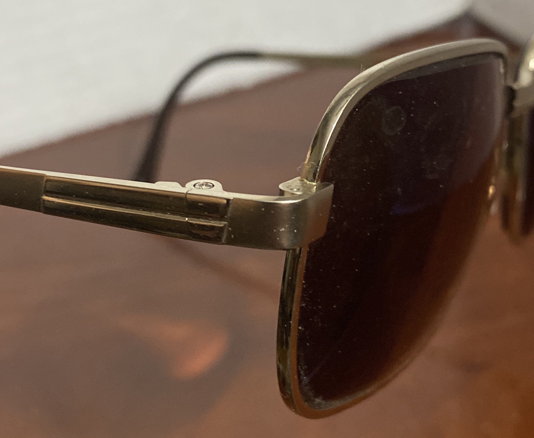 Vintage Titan-p All Titan Eyeglasses 54-16 137mm Silver Tone