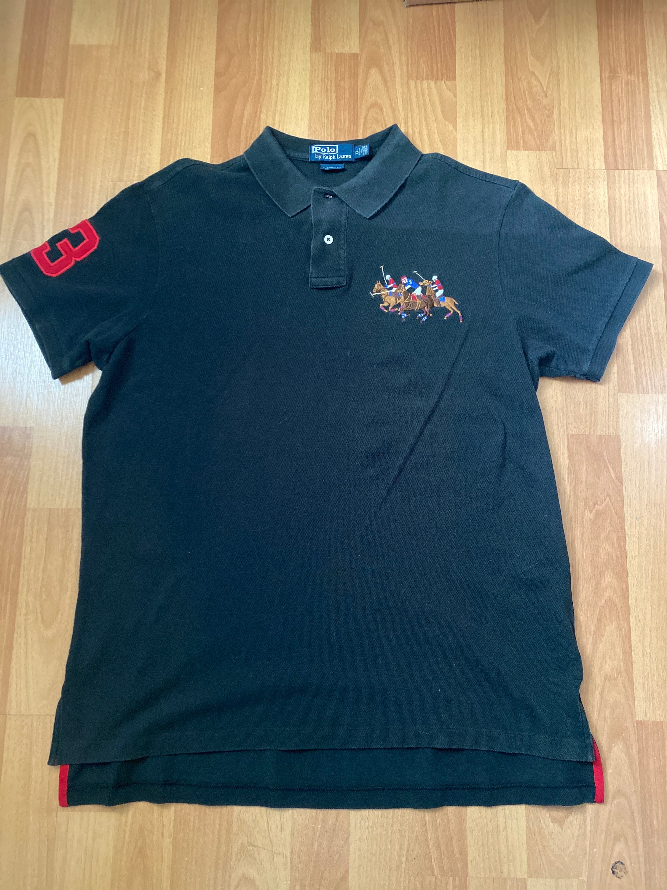 トップス Polo Ralph Lauren Big Pony Polo No.3 Ralph Lauren USA Number 3 Big Pony Polo Shirt Size M | eBay