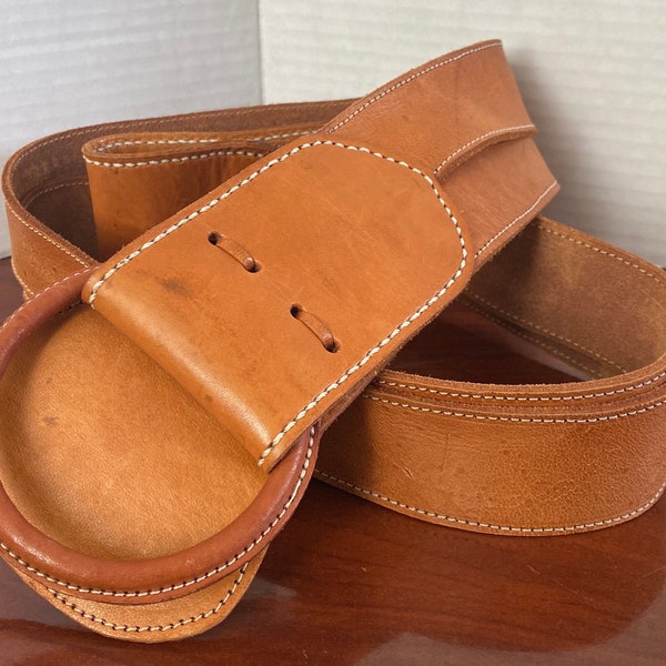 Wide Leather Belt Etsy