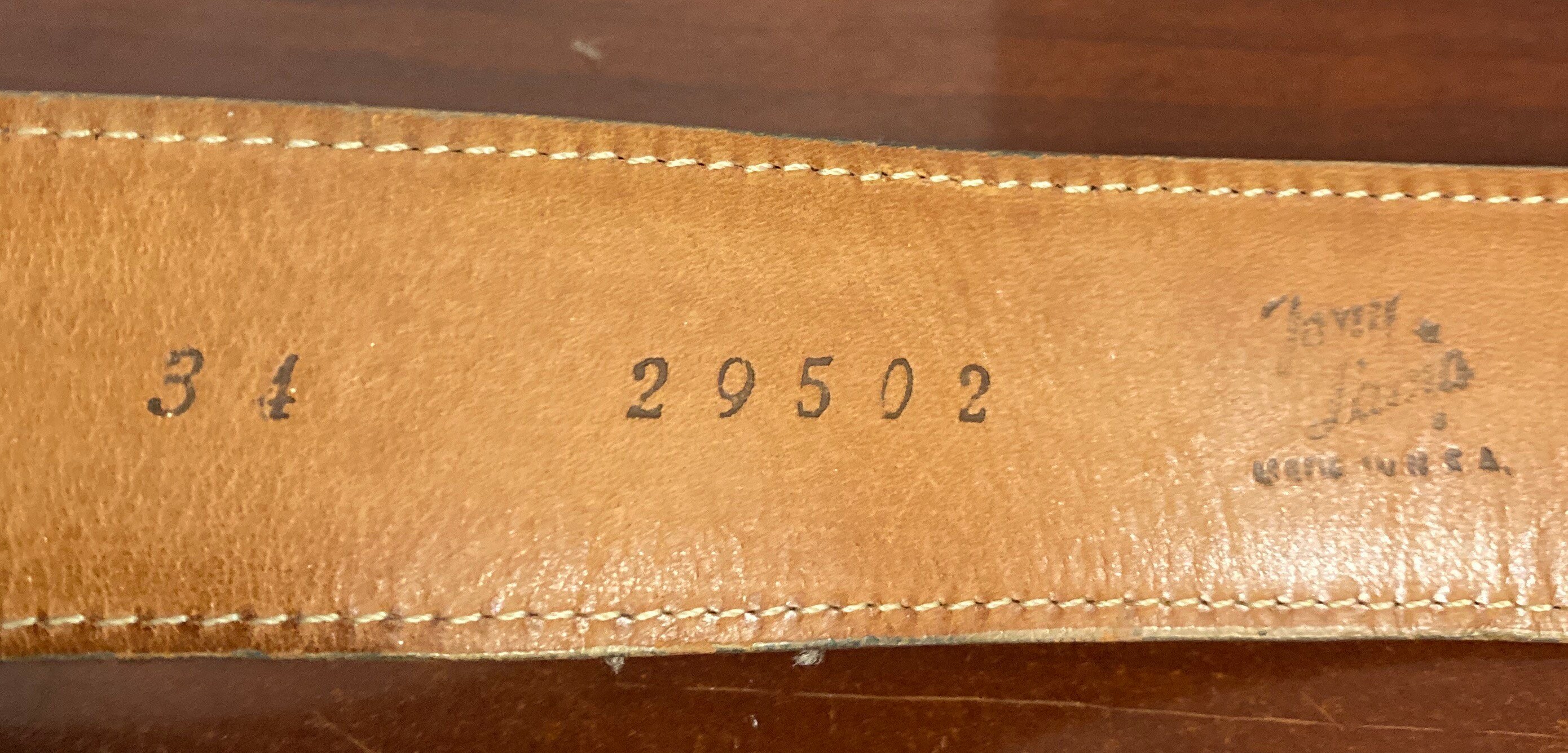 Dutch Leather Company Tony Belt サイズ34 Dutch Leather Company Tony Belt サイズ34 - メルカリ