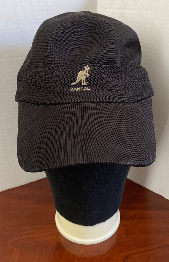 Vintage Kangol Black Woven Cap Hat