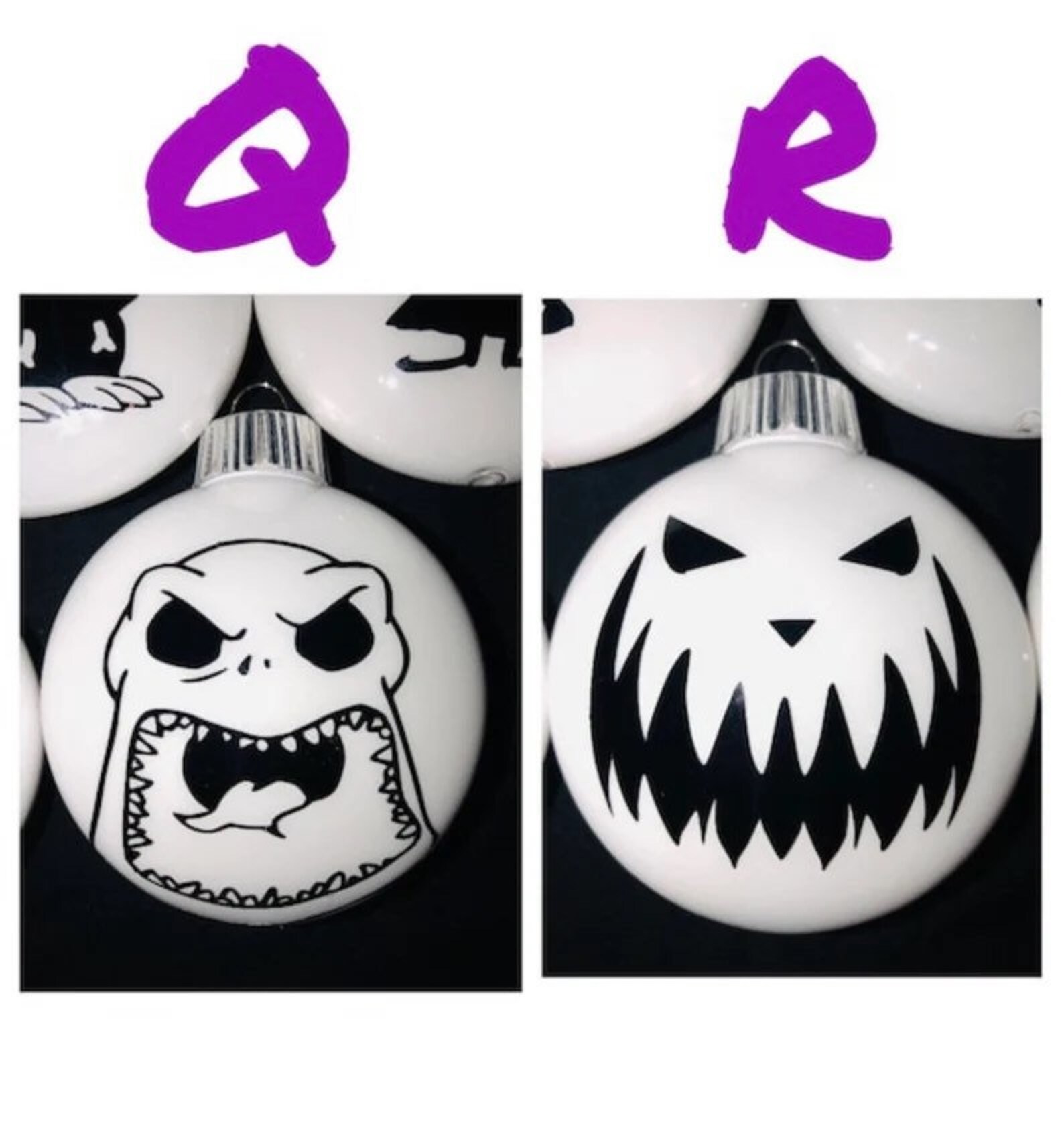 Nightmare Before Christmas Ornaments Jack Sally Zero Oogie Etsy