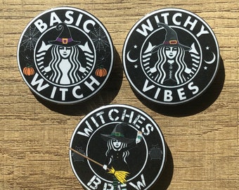 Heksen Brouwen Starbucks Pin, Starbucks Girl, Halloween Pin, Halloween, Starbucks Halloween
