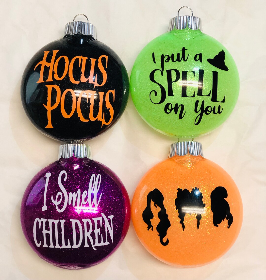 Hocus Pocus Ornaments Hocus Pocus I Smell Children I Put a Etsy