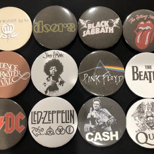 The Bigger Vivider 1.75 Lot 12 Awesome Pin Button QUEEN Band Album Brooch  Fan 2