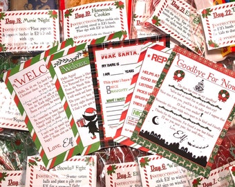 Elf Kit 2023, 24 Tage Elf Kit, Weihnachtselfen Aktivitäten Kit, Elf Ankunft, Elf Zubehör, Elf Requisiten, ELF, Elf Possen, Bestseller, 2023 Elf