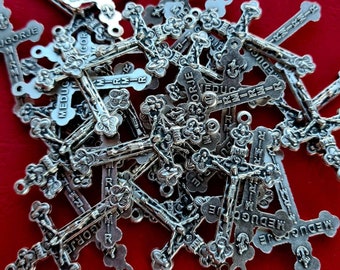 Crosses, Medjugorje crucifix, crosses for rosary, 5,10,20,50 pcs, wholesale crosses, wholesale crucifix