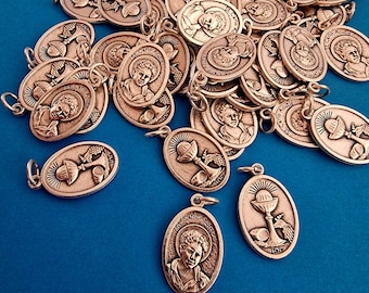 VENTA AL POR MAYOR st Carlo Acutis, Lote a granel 10, 20, 50 medallas