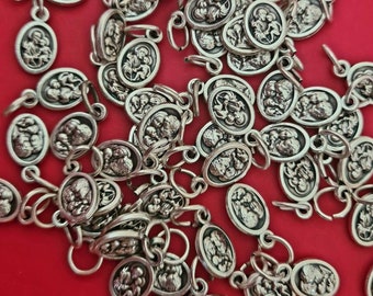 Wholesale st Joseph / Holy Family  small medals, Lot bulk 15, 30, 50 pcs medals