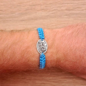 Saint Michael Bracelet, st michael bracelet, Angel Guardian Patron, Saint Bracelet, Archangel of the Military,  Protection gift, Blessing