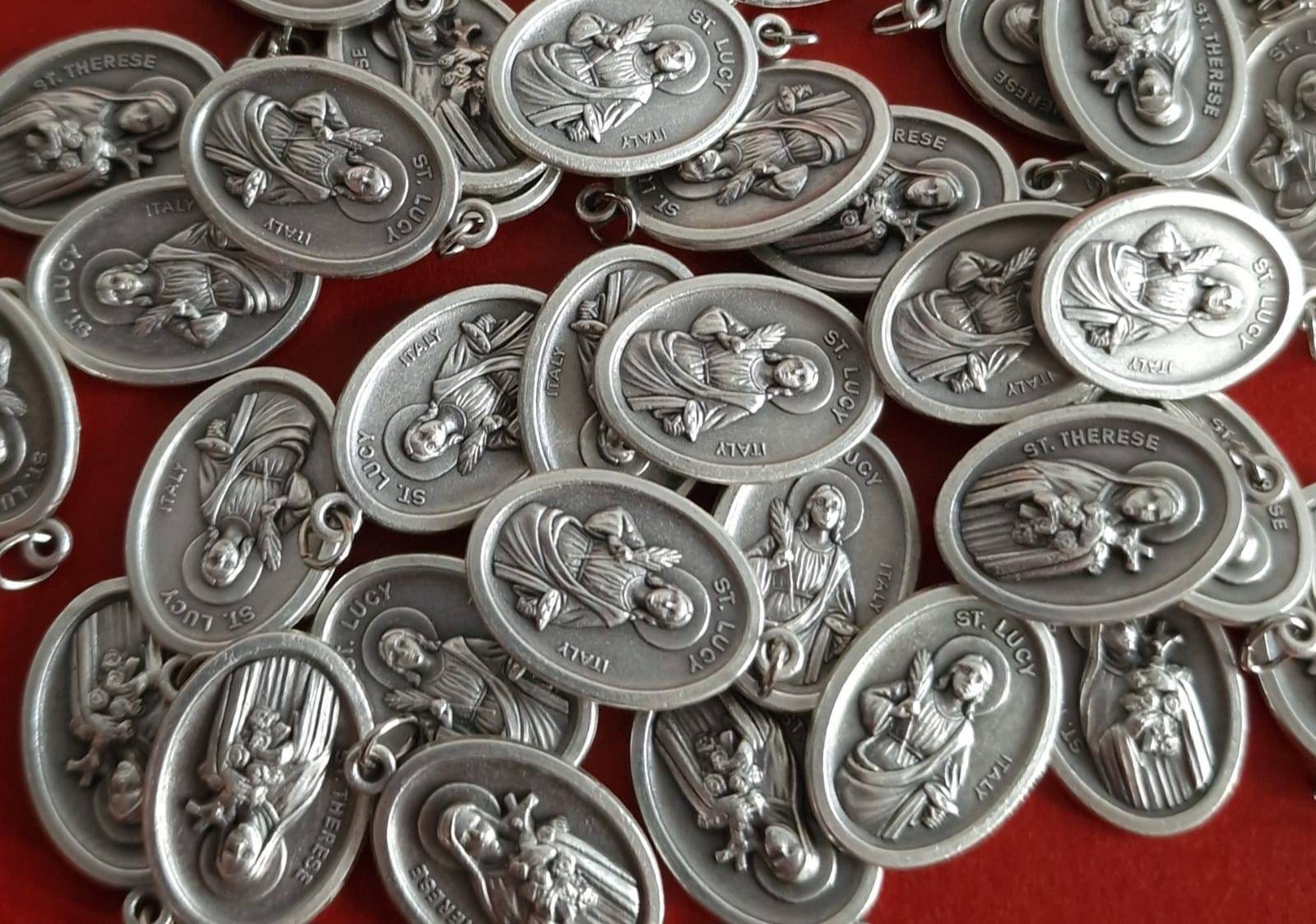 Wholesale Small Saint Benedict Medals Box 50, 100, 200, 500 Pcs. San Benito  Religious Jewelry Catholic 