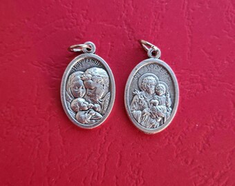 WHOLESALE st Joseph / Holy Family medals, Lot bulk 10, 20, 50 medals