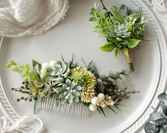 Rustic Greenery Boutonniere, Eucalyptus Wedding Corsage, Groomsmen Accessory
