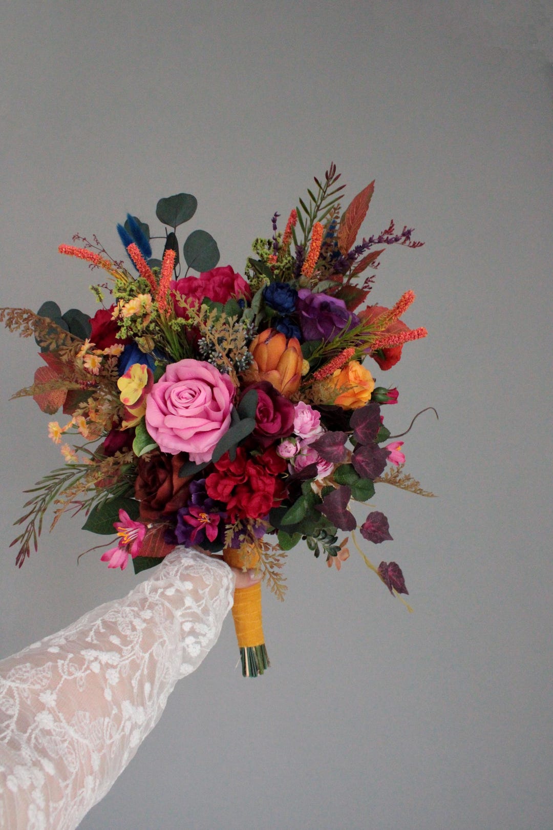 colorful-boho-wedding-bouquet-jewel-tone-bridal-flowers-bright-fall