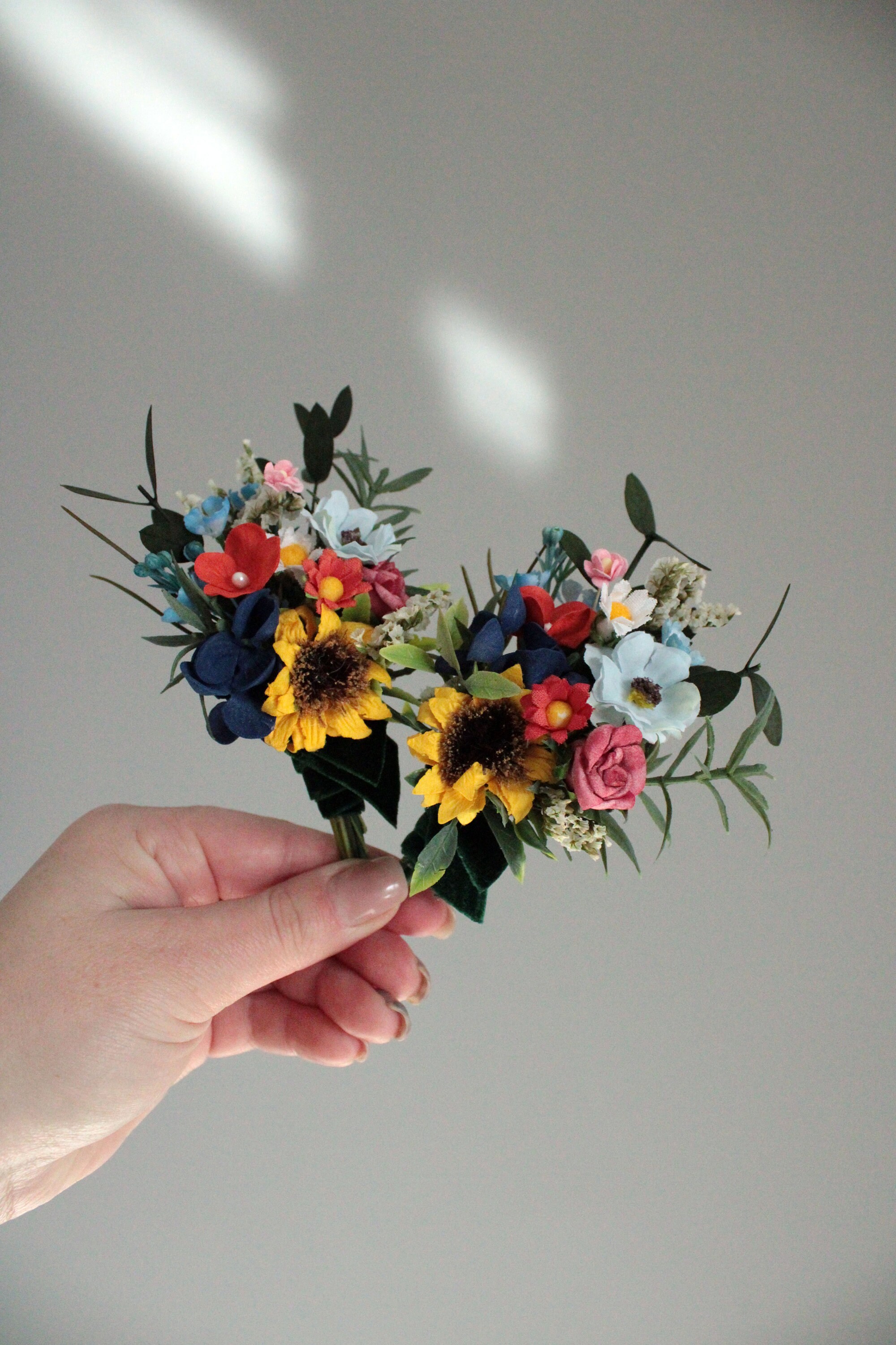 MeadowFlower クラウン Meadow Flower purple crown – andtete