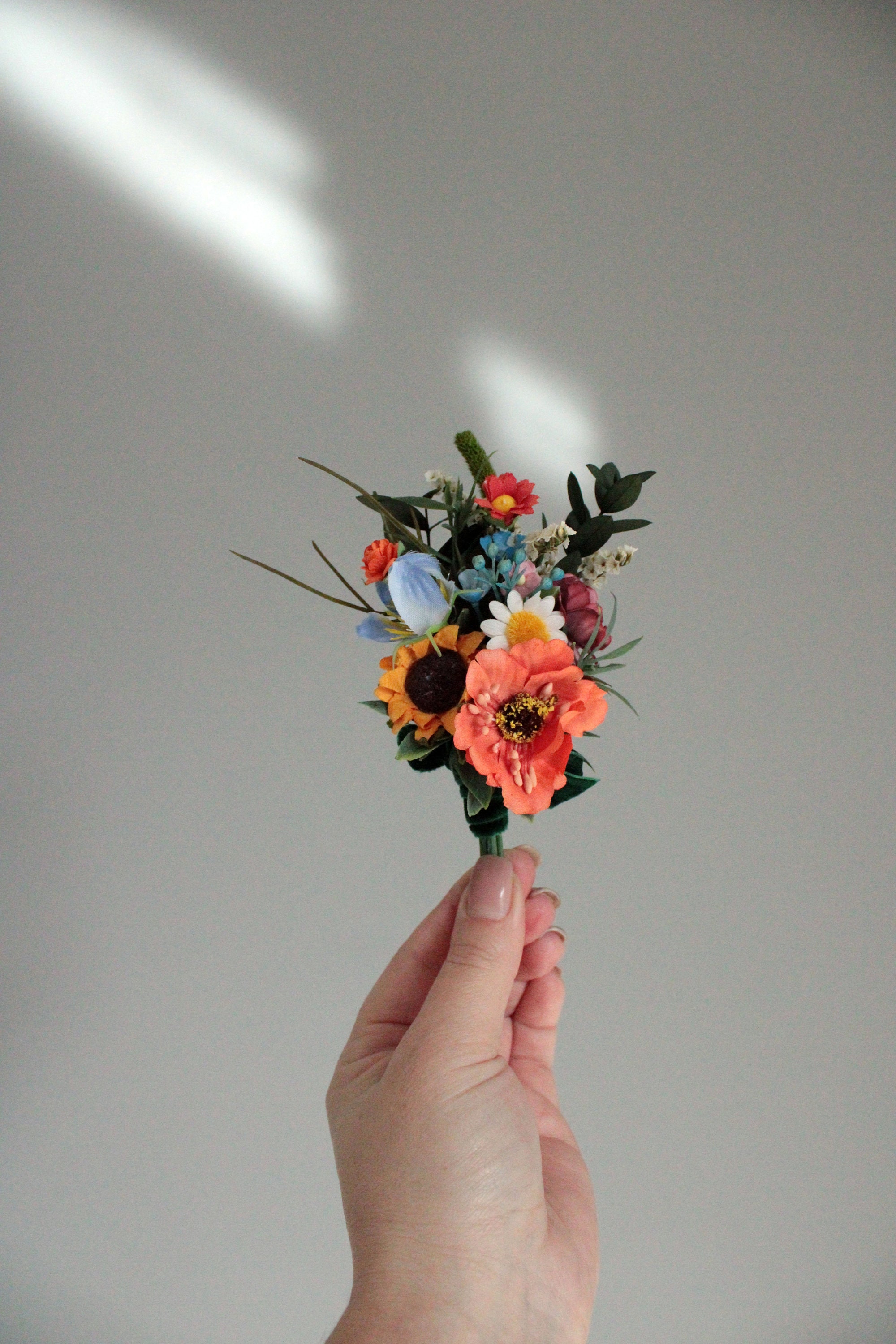 Meadowy Headpiece,crown Wildflowers,meadow Flower Hair Crown