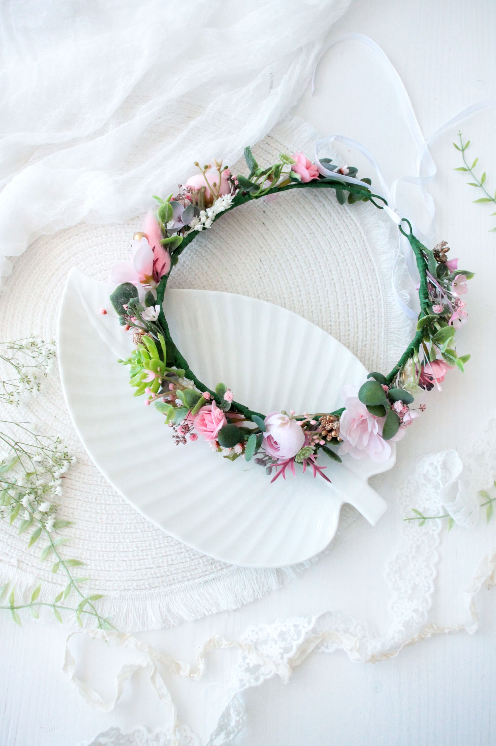 etsy flower crown wedding