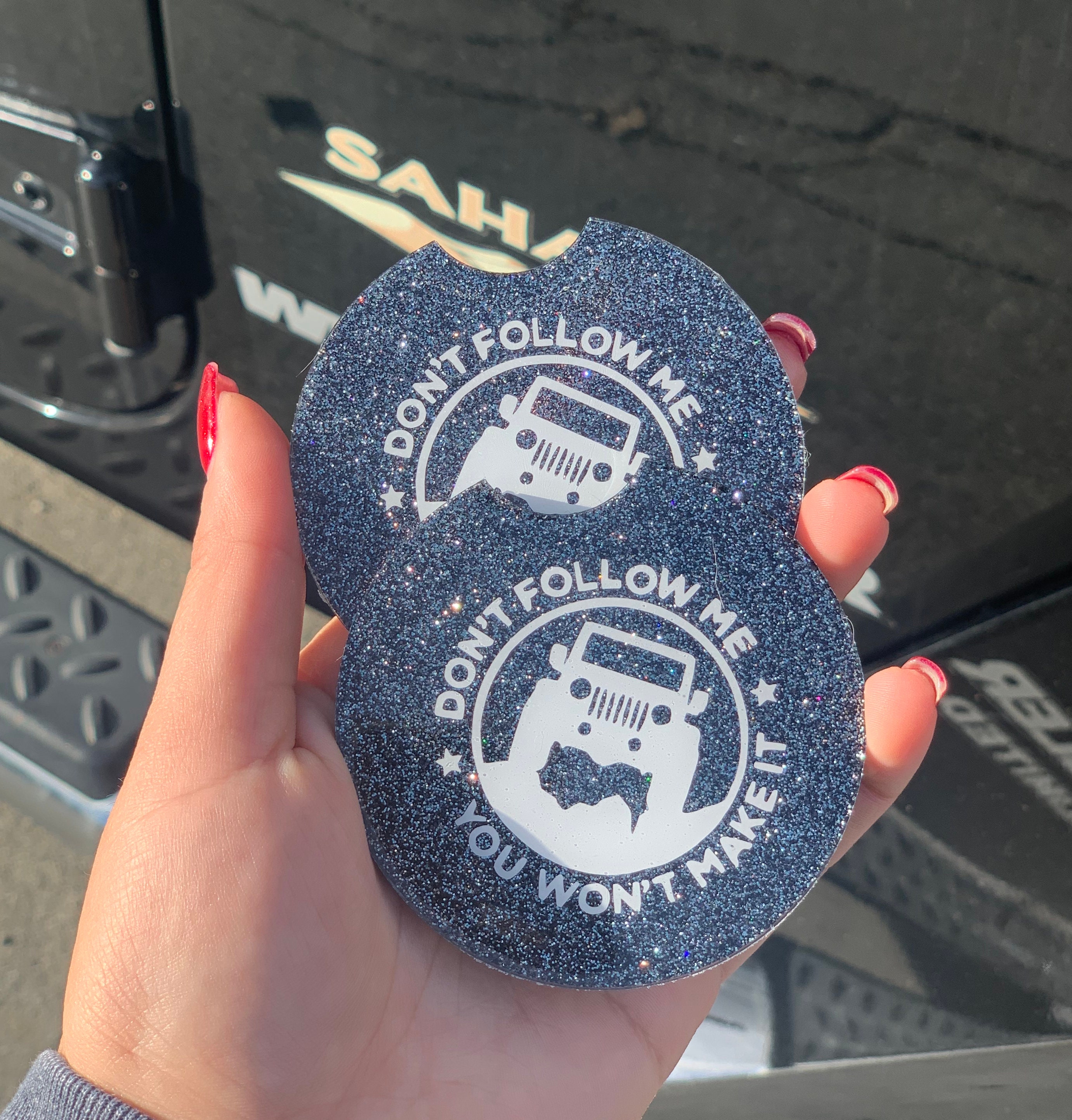 Don't Follow Me Jeep Car Coasters Etsy