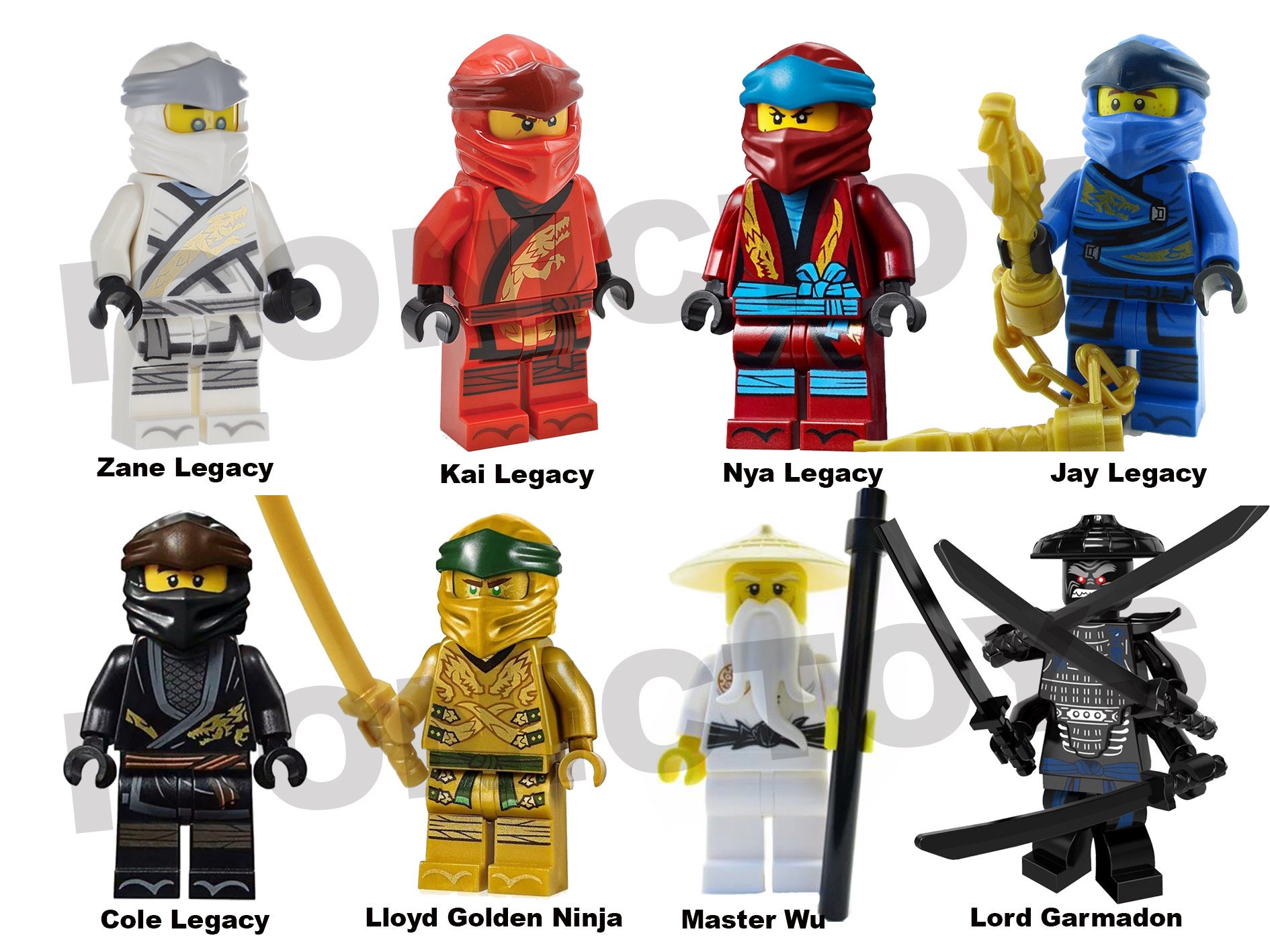 Minifiguras Lego Original De 10 Mini Figuras de caracteres mixtos con Accesorios 