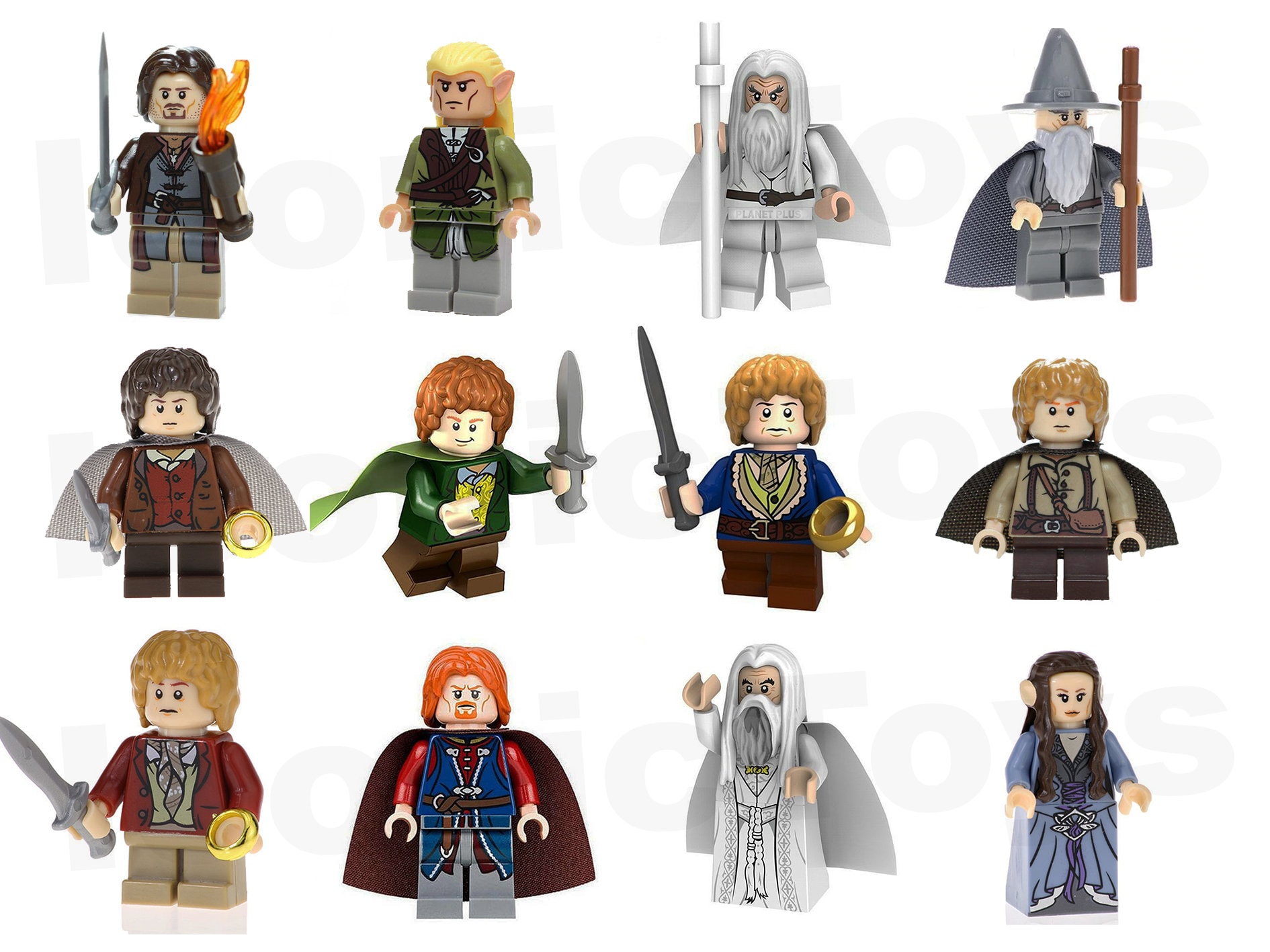 Lord of the Rings LOTR Custom Lego 