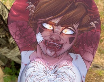 Strade en Ren Hana 3D-muismatten - YKMET Boyfriend To Death - horror gaming visuele roman creepypasta anime cadeau
