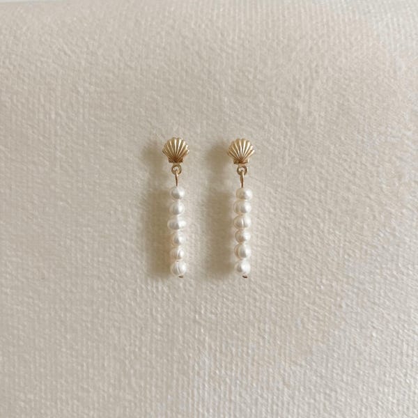 SEASHELL STONE 5 EARRING