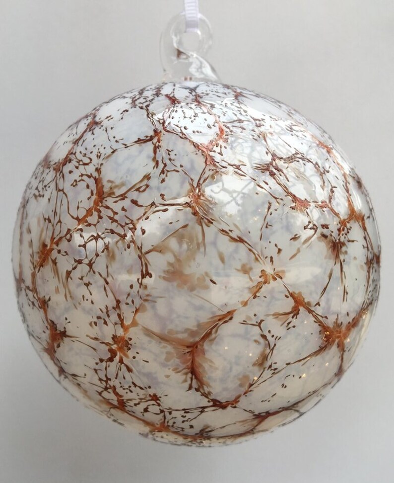 Hand Blown Glass Ornament Etsy