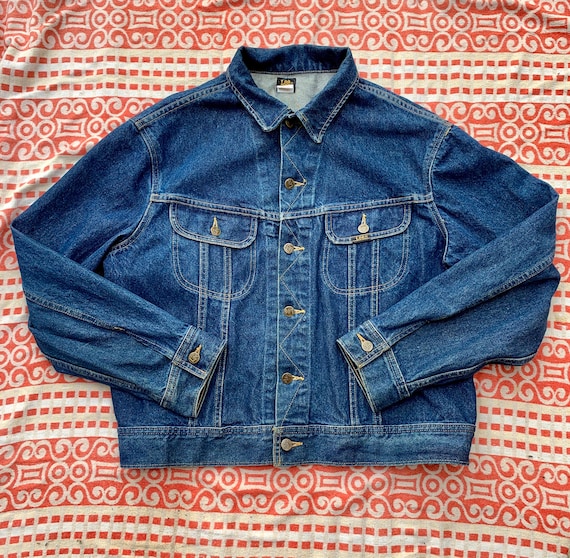 1970s-1980s Vintage Lee Denim Jacket Made in Canad