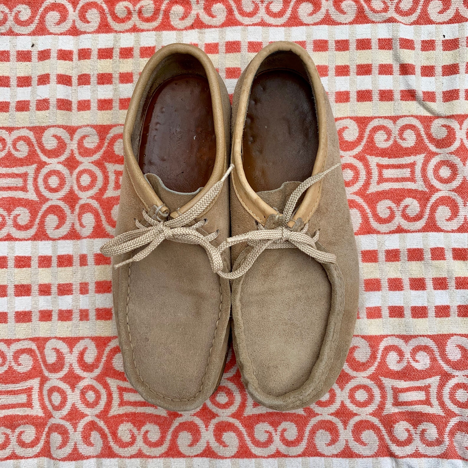 1970s/80s Vintage Leather Wallabees Gum Soled Boots Size | Etsy