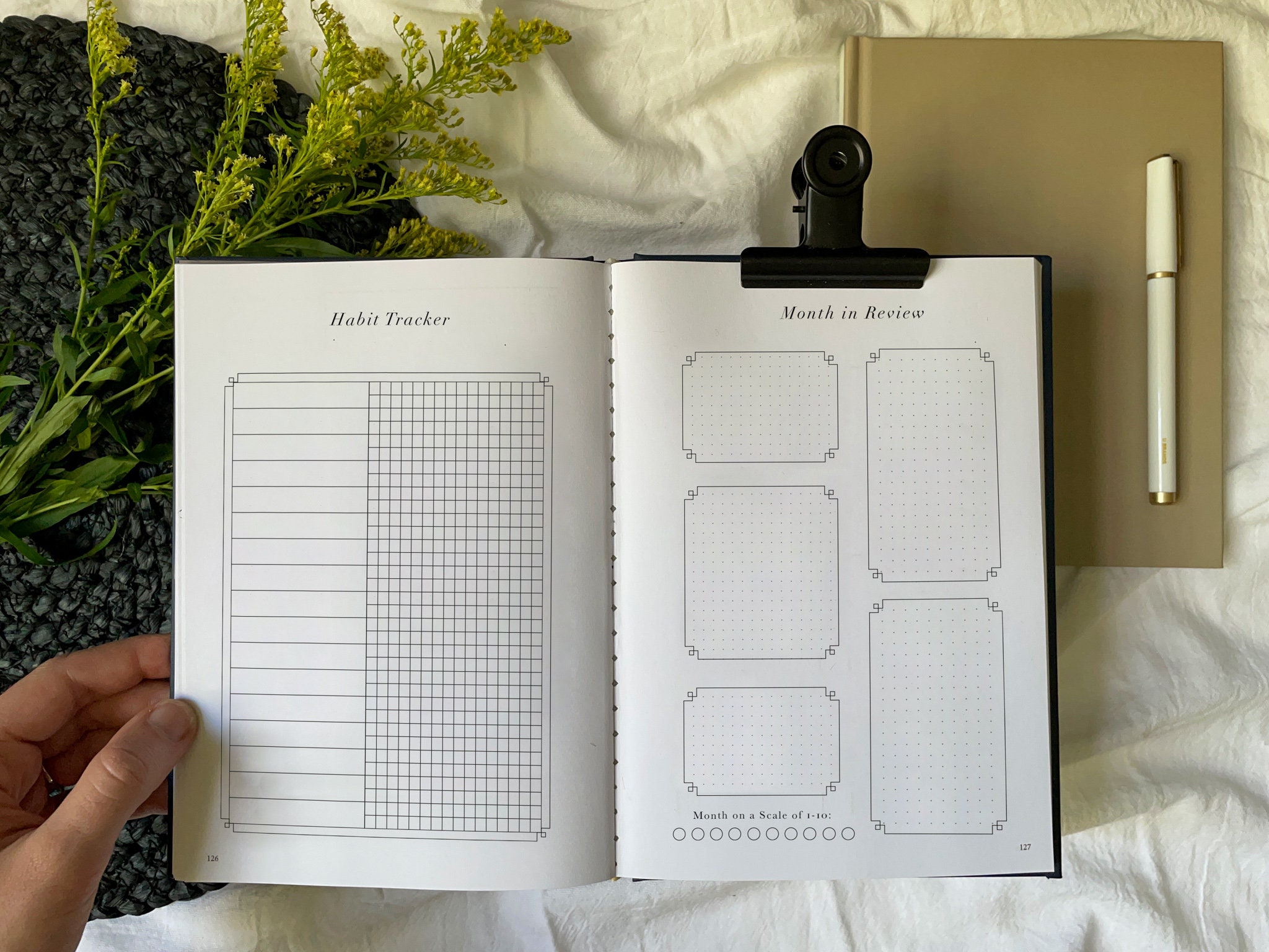 PAPERBACK Pre-filled 2024 A5 Planner Bullet Journal Inspired Simple,  Minimalist Design Style Available in 3, 6 & 12 Month Lengths 