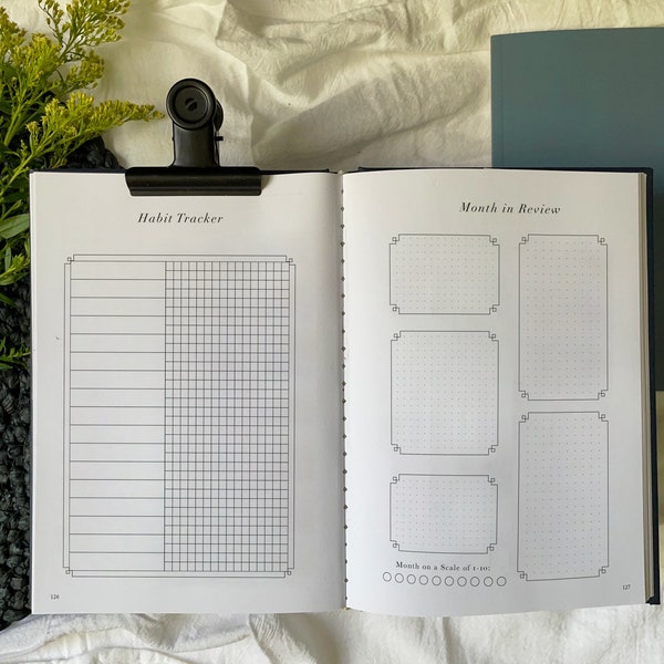 PAPERBACK | 2024 Pre-Filled A5 Planner | Bullet Journal Inspired | Classic, Timeless Design | Available in 3, 6 & 12 month Lengths