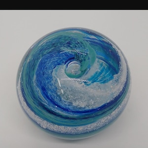 Handgeblazen glas Glazen gedenktekens voor PET REMAINS ONLY Handgeblazen glas Herinneringen Crematiegedenktekens as medium