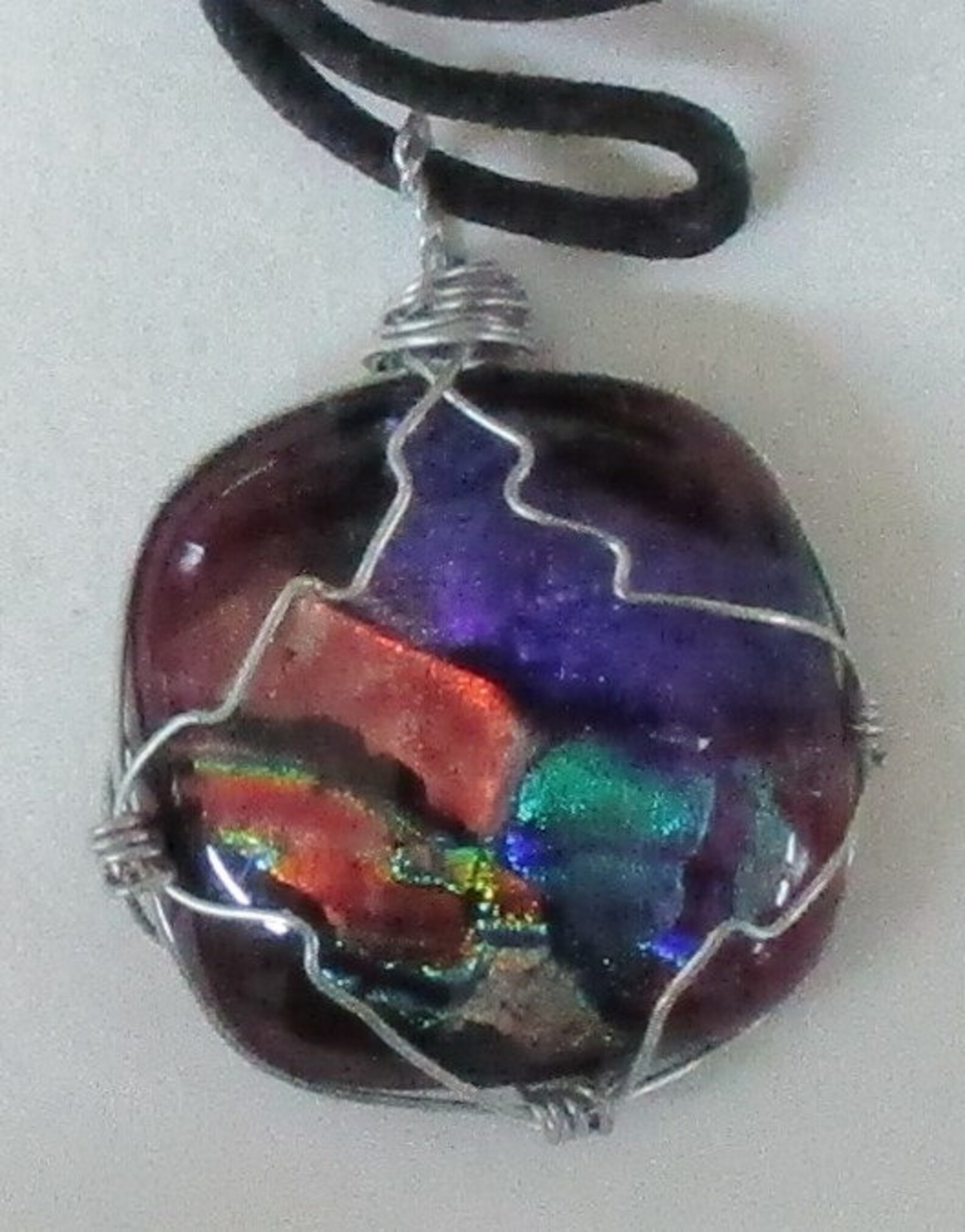 Handmade Glass Pendant Necklaces Hand Blown Glass Jewelry Etsy