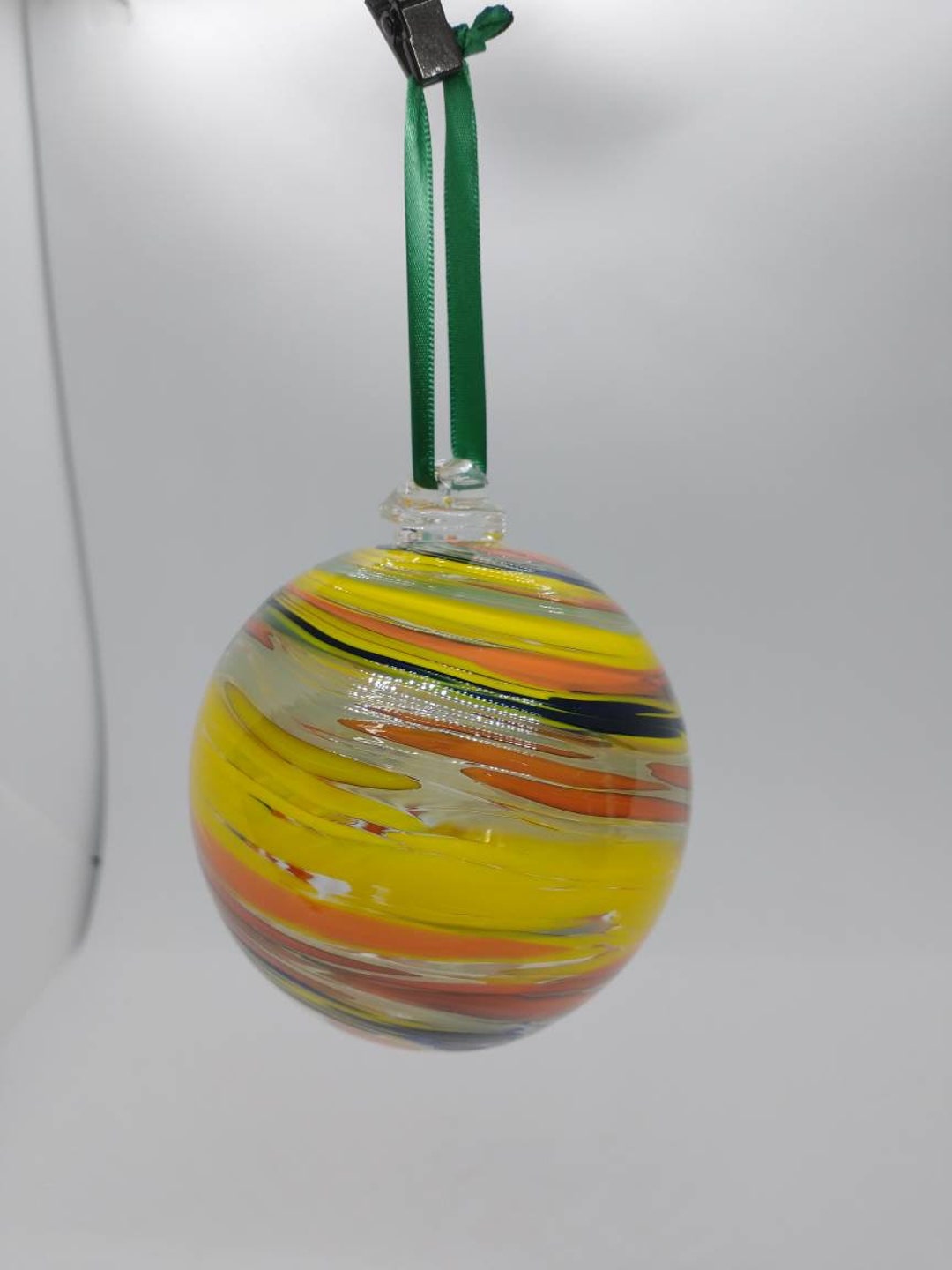 Blown Glass Ornament Blown Glass Suncatcher Home Decor Garden Etsy