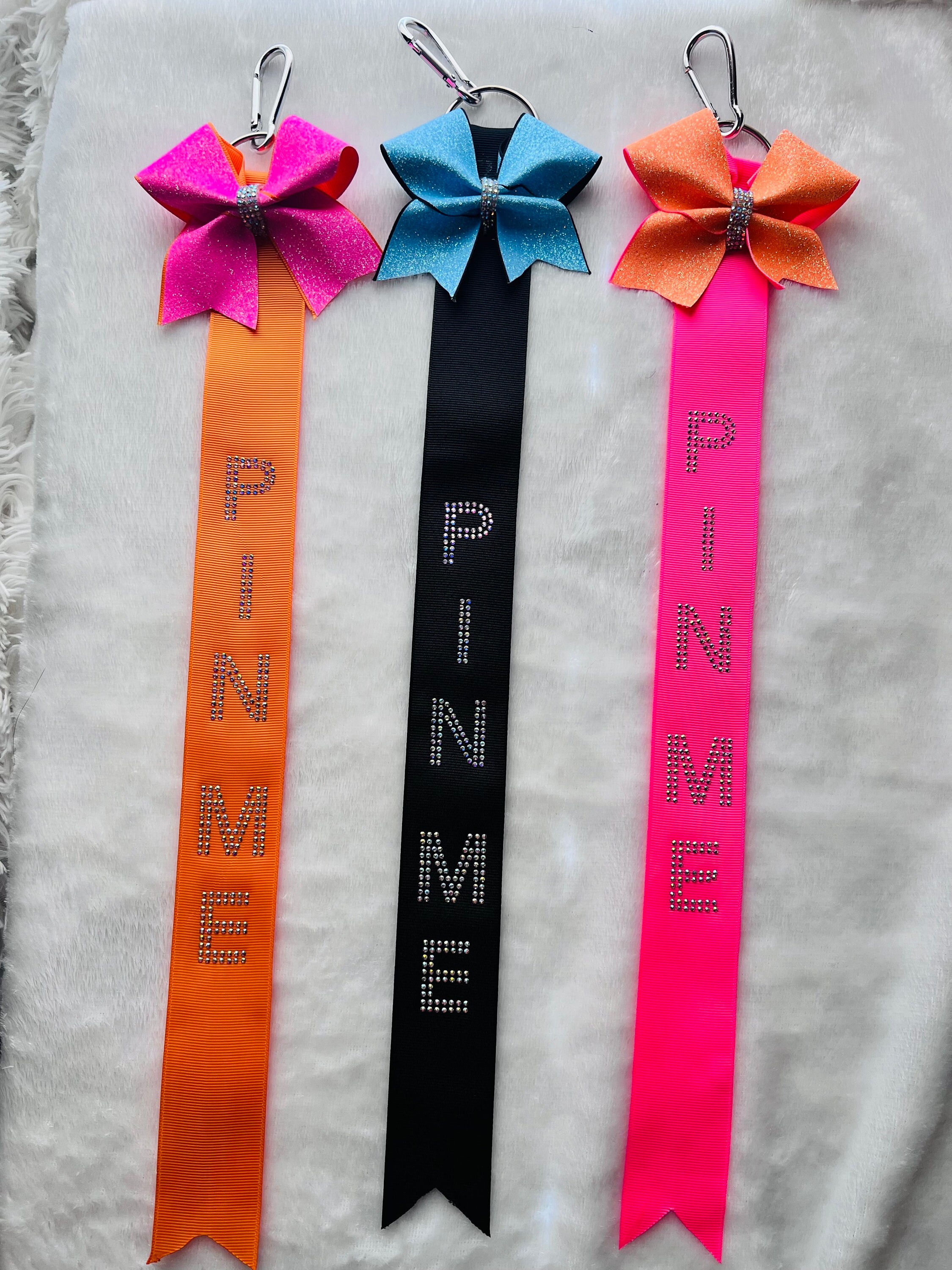 Rhinestone Cheer Pin Me Bag Ribbon Quality AB Rhinestones Etsy