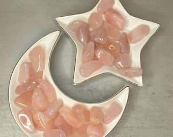 4 oz Lot Rose Quartz Tumbled Stones – Grade A | Love Stone