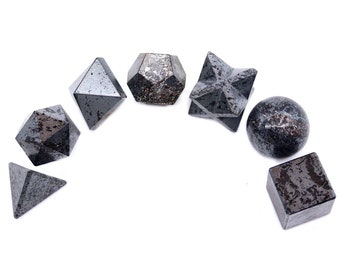 1 ONE Solid HEMATITE Cube "Grounding" Sacred Geometry Crystal Reiki Charged 1 ONE Solid HEMATITE Cube "Grounding" Sacred Geometry Crystal Reiki Charged