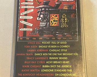 Vintage Hot Country For The 90’s Cassette Tape 1996