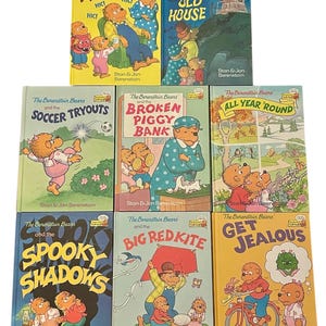Książka „The Berenstain Bear” autorstwa Stana i Jan Berenstain Cub Club w dobrym stanie – wybierz sam! E5