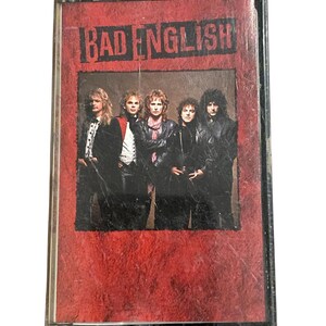 Vintage Bad English Cassette Tape 1989